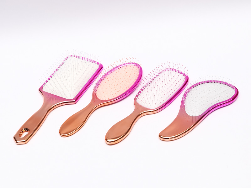 Sikat Rambut Dayung Warna Gradien Detangling