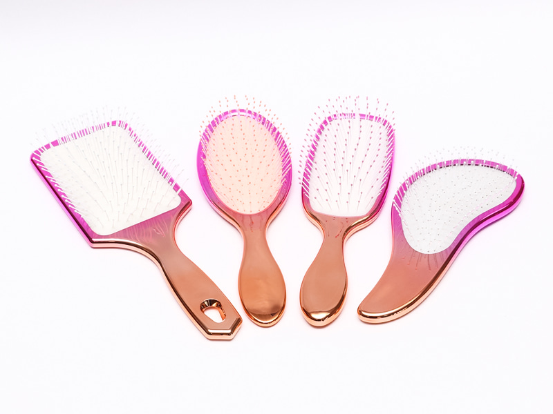 Sikat Rambut Dayung Warna Gradien Detangling