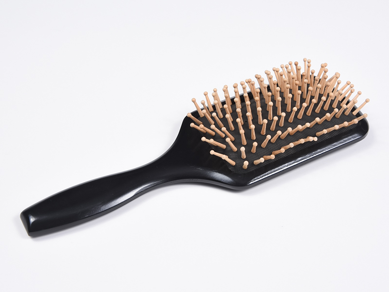 Sikat Pelurus Rambut Dayung Gagang Kayu