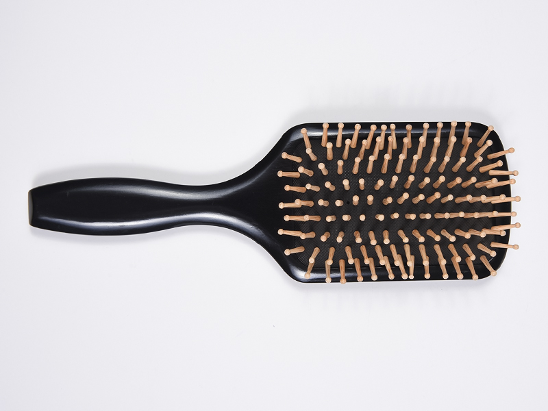 Sikat Pelurus Rambut Dayung Gagang Kayu