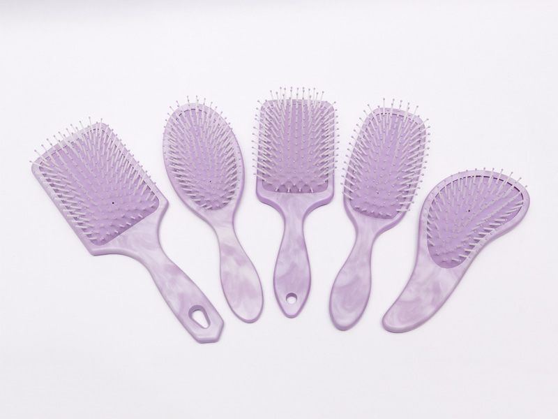 Sikat Rambut Bantalan Udara Detangling Percetakan Mewah