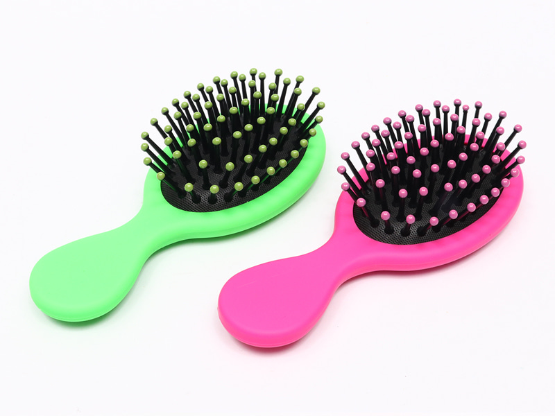 Wig Bayi Mini Sikat Rambut Dayung Melengkung Kayu Kecil