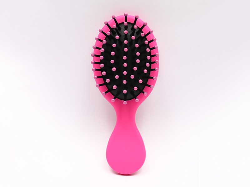 Wig Bayi Mini Sikat Rambut Dayung Melengkung Kayu Kecil