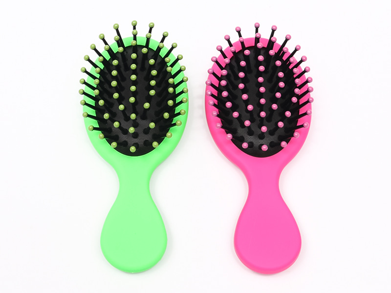 Wig Bayi Mini Sikat Rambut Dayung Melengkung Kayu Kecil
