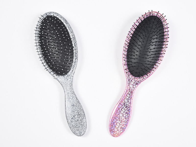 Sikat Rambut Detangling Oval Perhiasan Bling