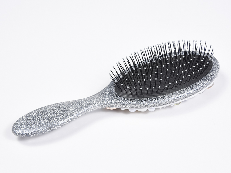 Sikat Rambut Detangling Oval Perhiasan Bling