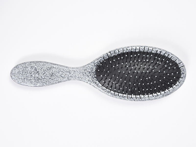 Sikat Rambut Detangling Oval Perhiasan Bling