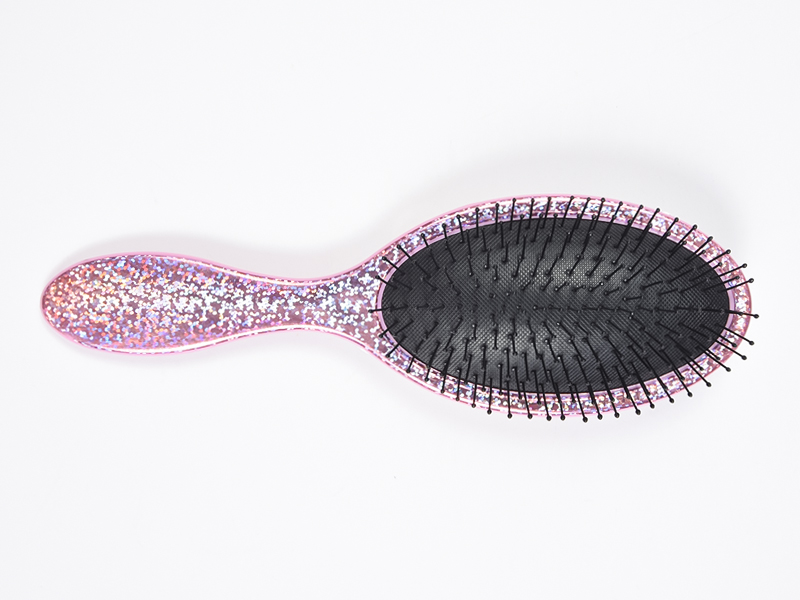 Sikat Rambut Detangling Oval Perhiasan Bling