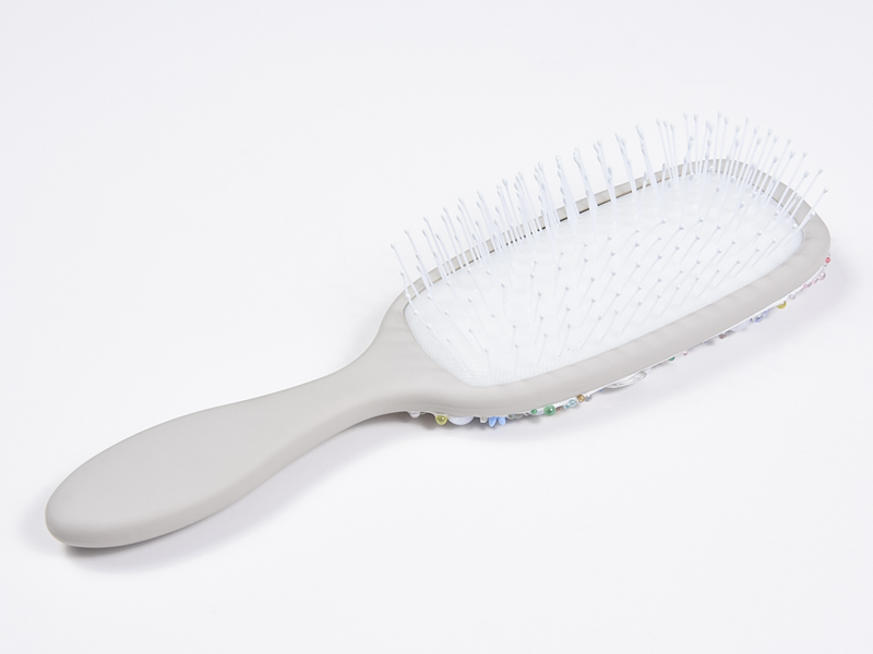 Sikat Rambut Detangling Oval Perhiasan Bling