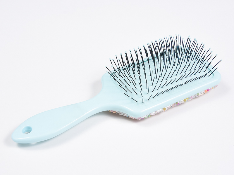 Sikat Rambut Detangling Oval Perhiasan Bling