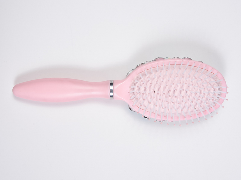 Sikat Rambut Detangling Oval Perhiasan Bling