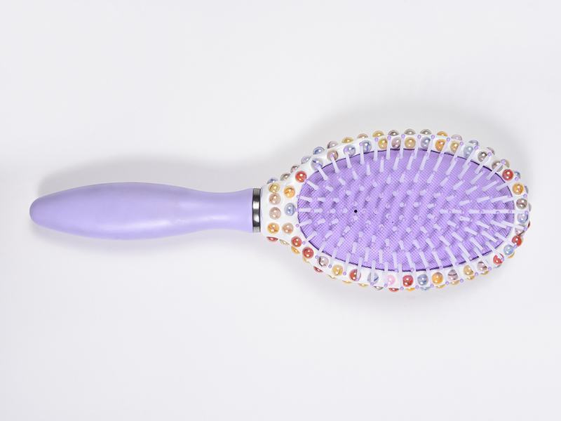 Sikat Rambut Detangling Oval Perhiasan Bling