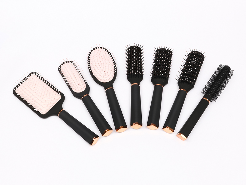 Set Sikat Rambut Detangling Pelurus Label Pribadi