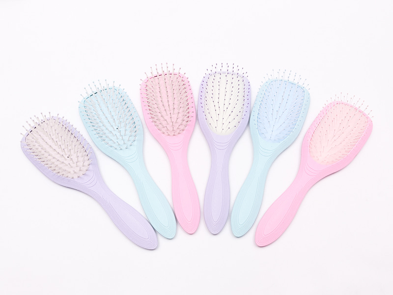 Sikat Rambut Detangling Jerami Gandum Serat Ramah Lingkungan