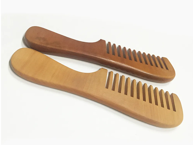 Sisir Bambu Gigi Lebar Kayu Mini
