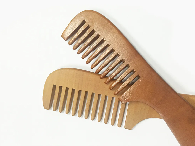Sisir Bambu Gigi Lebar Kayu Mini