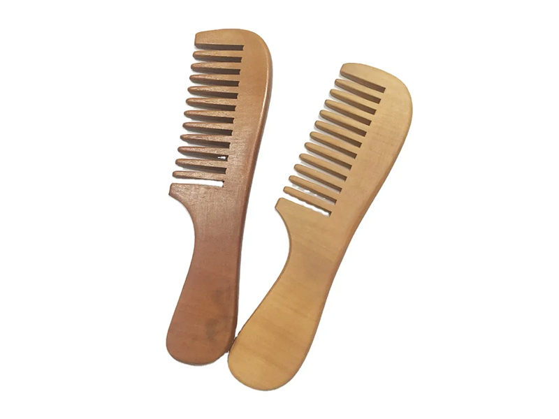 Sisir Bambu Gigi Lebar Kayu Mini