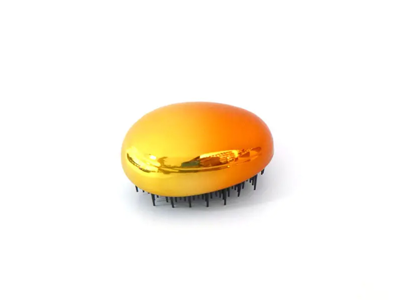 Sikat Rambut Detangling Mini Dilapisi Berbentuk Telur