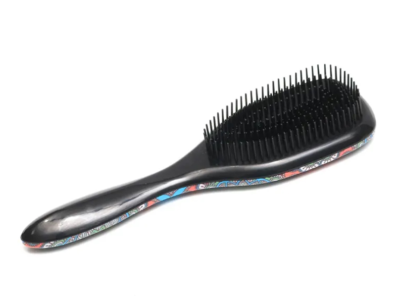 Bantalan Sikat Rambut Detangling Nilon Keriting