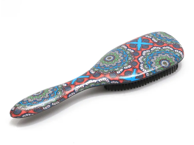 Bantalan Sikat Rambut Detangling Nilon Keriting