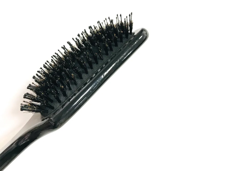 Sikat Rambut Bambu Detangler Dayung Kayu Pijat Bulu Babi