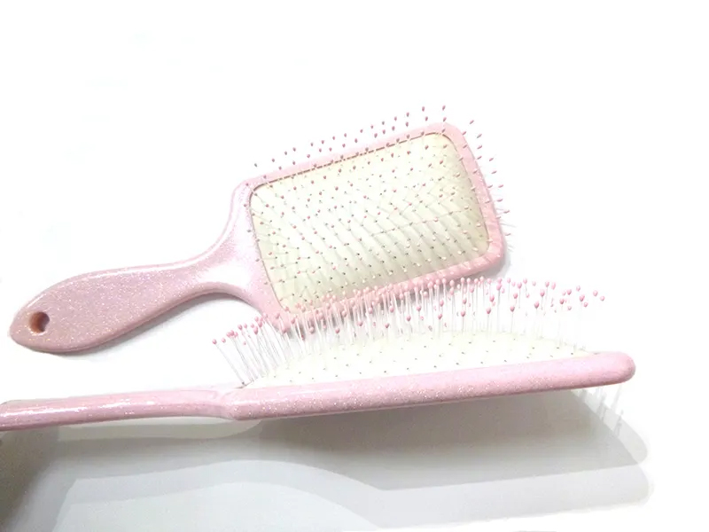 Sikat Rambut Dayung Detangling Merah Muda