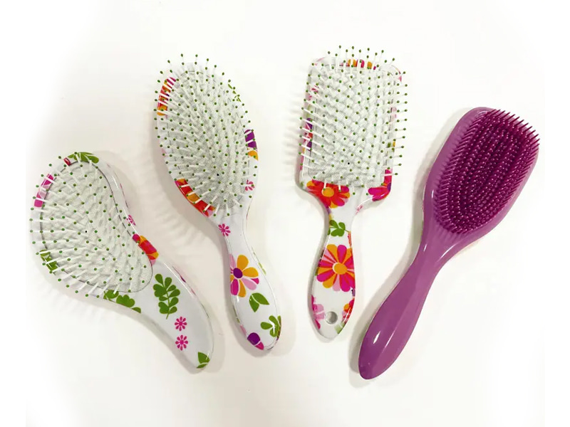 Sikat Rambut Bantalan Udara Pijat Kulit Kepala Plastik Detangling Wanita