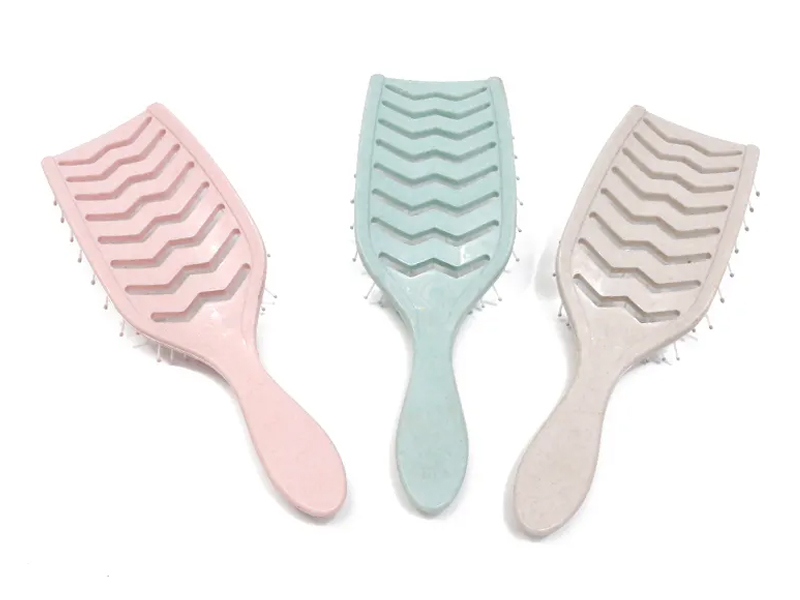 Sikat Rambut Detangling Melengkung Pijat Warna