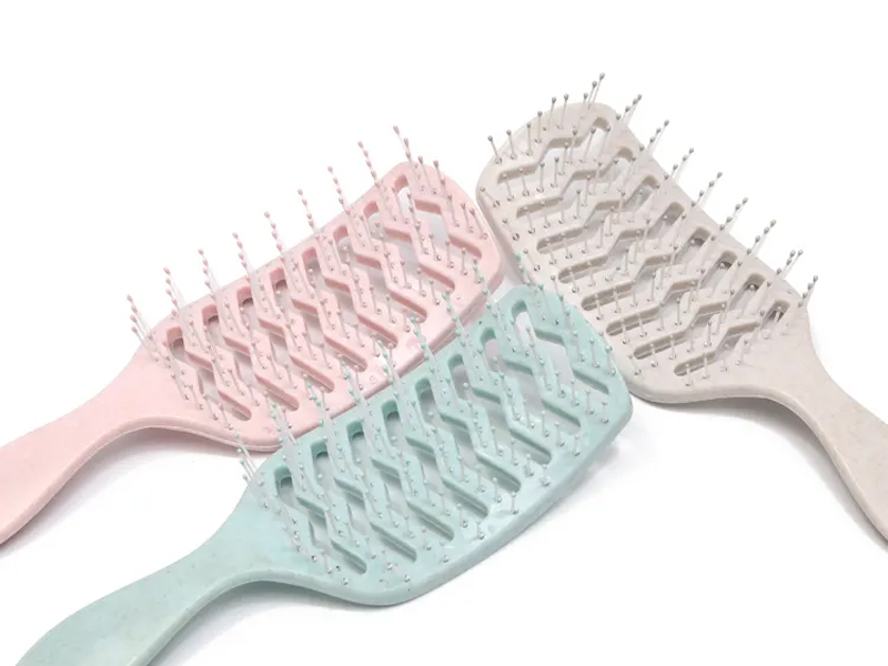 Sikat Rambut Detangling Melengkung Pijat Warna