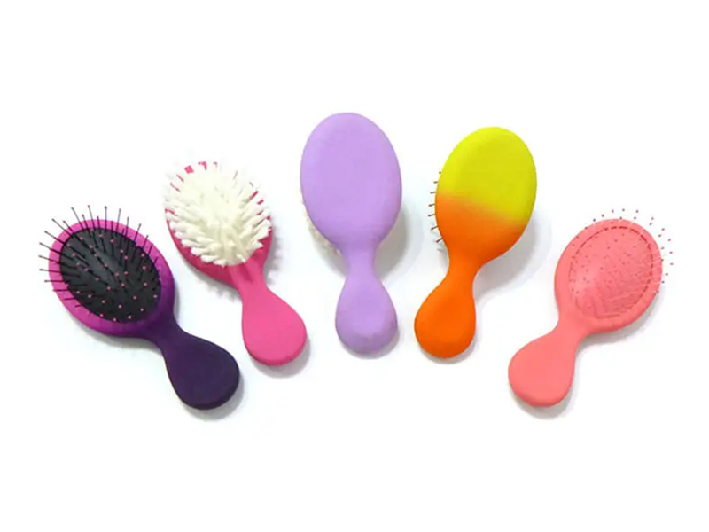 Brosse a Cheveux Afro Tangle Sikat Rambut Pria Dengan Lapisan Karet