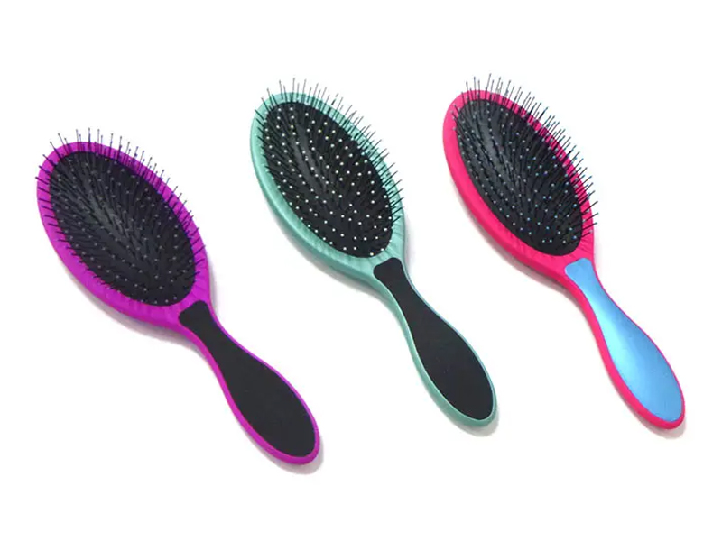 Sikat Penghilang Kusut Sikat Rambut Lapisan Karet