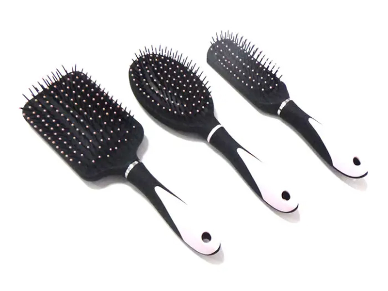 Set Sikat Rambut Mesin Pembuat Plastik Dayung Perempuan