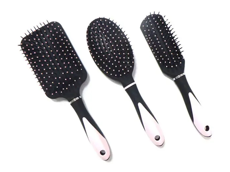 Set Sikat Rambut Mesin Pembuat Plastik Dayung Perempuan