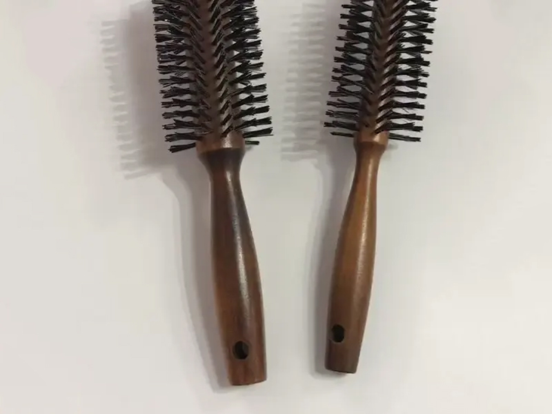 Sikat Rambut Kayu Bulat