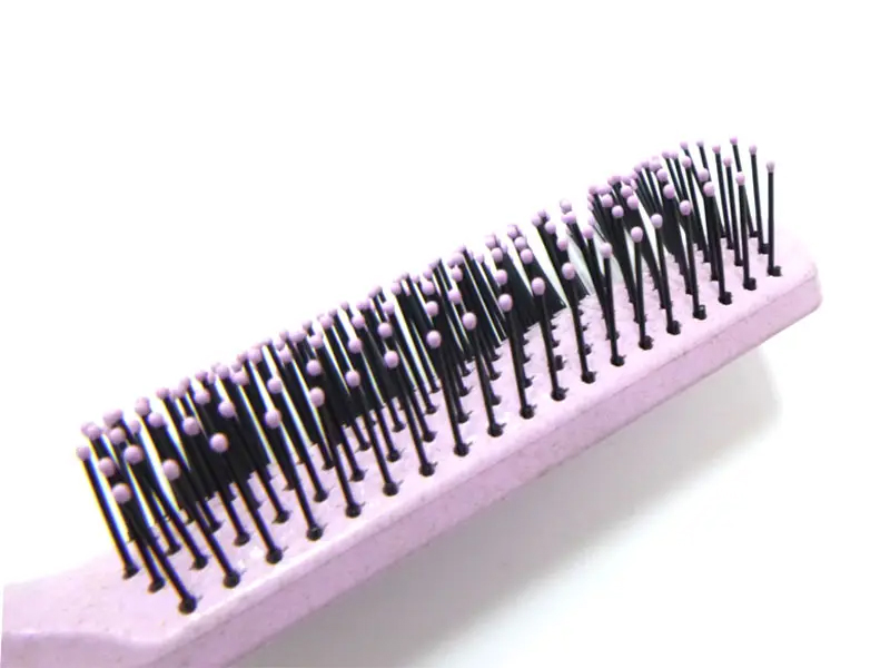Sikat Rambut Detangling Plastik Berwarna-warni
