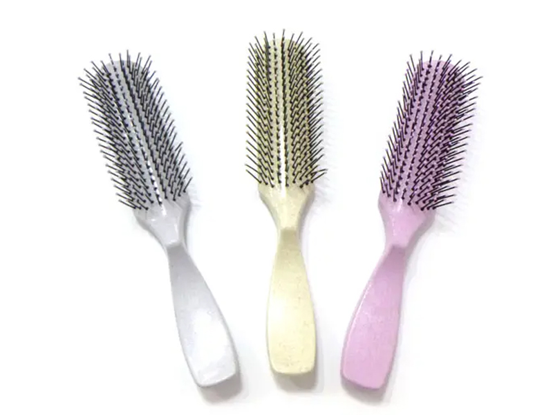 Sikat Rambut Detangling Plastik Berwarna-warni