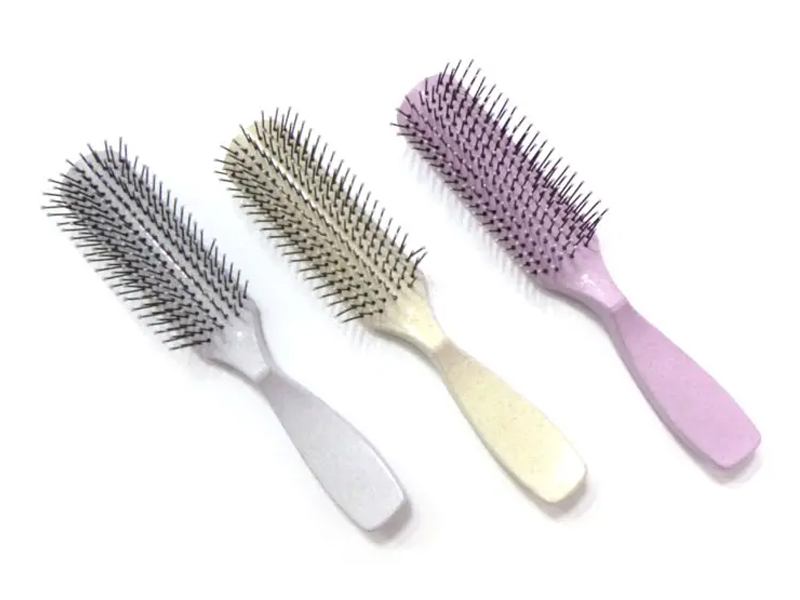 Sikat Rambut Detangling Plastik Berwarna-warni