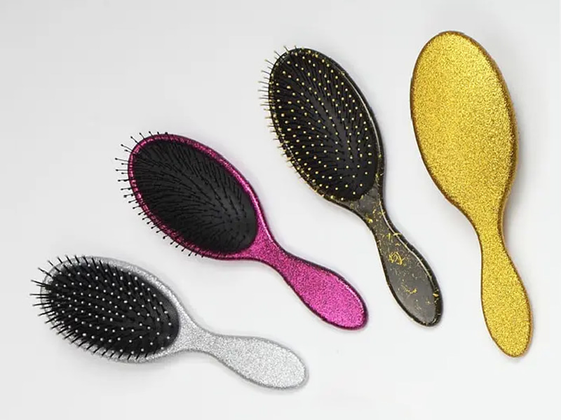 Sikat Rambut Bantalan Penghilang Kusut Plastik Bulu