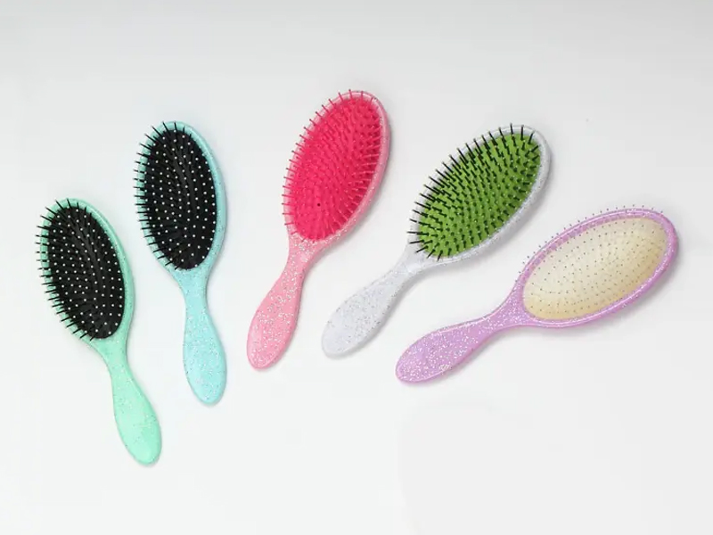 Sikat Rambut Bantalan Penghilang Kusut Plastik Bulu