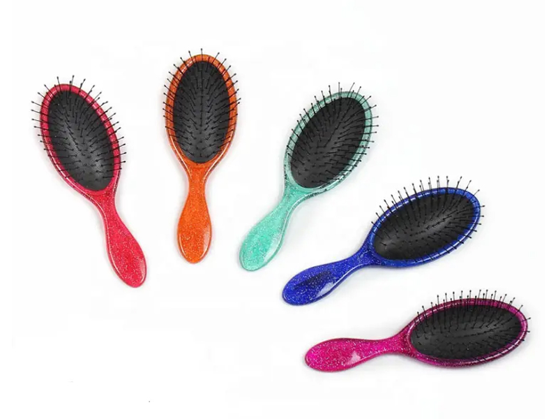 Sikat Rambut Detangling Oval Dayung Plastik ABS