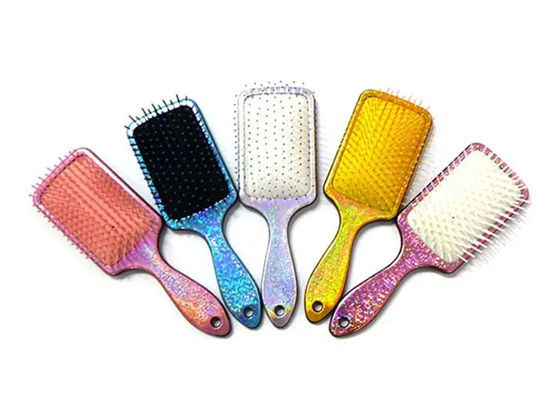 Set Sikat Rambut Detangling Bling yang Berbeda