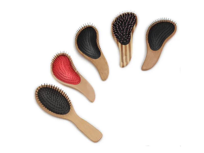 Sikat Rambut Pin Bantal Kayu