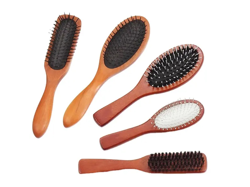 Sikat Rambut Pin Bantal Kayu