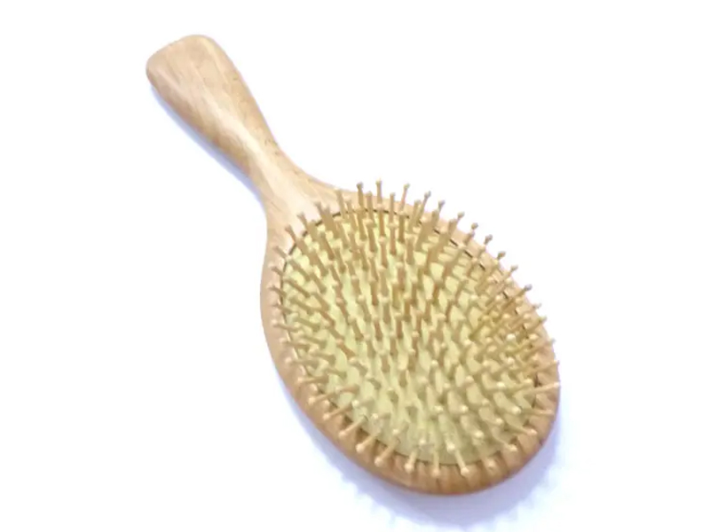 Sikat Rambut Pijat Kayu Dayung Bayi